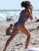 Chanel West Coast Booty in Bikini on the Beach in Miami