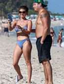 Chanel West Coast Booty in Bikini on the Beach in Miami