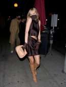 Delilah Belle Hamlin Out in a Beautiful Outfit at Delilah in West Hollywood