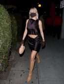 Delilah Belle Hamlin Out in a Beautiful Outfit at Delilah in West Hollywood