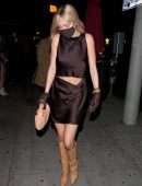 Delilah Belle Hamlin Out in a Beautiful Outfit at Delilah in West Hollywood