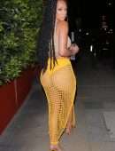 Draya Michele Booty on a Romantic Date Night at Giorgio Baldi in Santa Monica