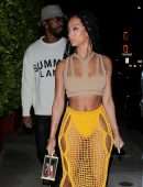 Draya Michele Booty on a Romantic Date Night at Giorgio Baldi in Santa Monica