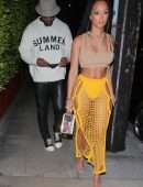 Draya Michele Booty on a Romantic Date Night at Giorgio Baldi in Santa Monica
