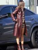 Eiza Gonzalez Leggy, Outside Alfred's in West Hollywood