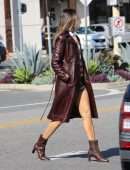 Eiza Gonzalez Leggy, Outside Alfred's in West Hollywood