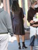 Eiza Gonzalez Leggy, Outside Alfred's in West Hollywood