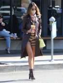 Eiza Gonzalez Leggy, Outside Alfred's in West Hollywood