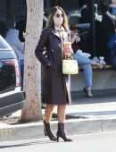Eiza Gonzalez Leggy, Outside Alfred's in West Hollywood
