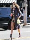Eiza Gonzalez Leggy, Outside Alfred's in West Hollywood