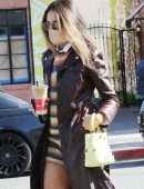 Eiza Gonzalez Leggy, Outside Alfred's in West Hollywood