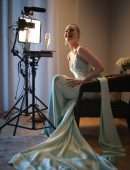 Elle Fanning Getting Ready for the Virtual Golden Globes