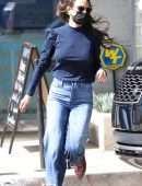 Jordana Brewster in Jeans, Out in Los Angeles