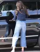 Jordana Brewster in Jeans, Out in Los Angeles
