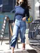 Jordana Brewster in Jeans, Out in Los Angeles