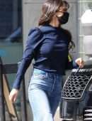 Jordana Brewster in Jeans, Out in Los Angeles