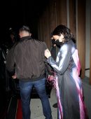 Kylie Jenner in a Blue Outfit at Nobu in Malibu