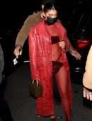 Kylie Jenner Booty in a Skimpy Outift at The Nice Guy in West Hollywood
