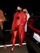 Kylie Jenner Booty in a Skimpy Outift at The Nice Guy in West Hollywood