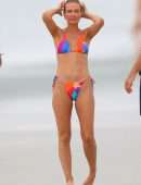 Lara Bingle in BIkini on the Beach in Sydney