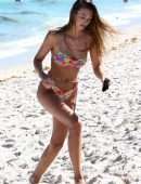 Lorena Rae in Bikini on the Beach in Miami
