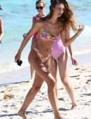 Lorena Rae in Bikini on the Beach in Miami