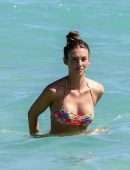 Lorena Rae in Bikini on the Beach in Miami