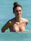 Lorena Rae in Bikini on the Beach in Miami