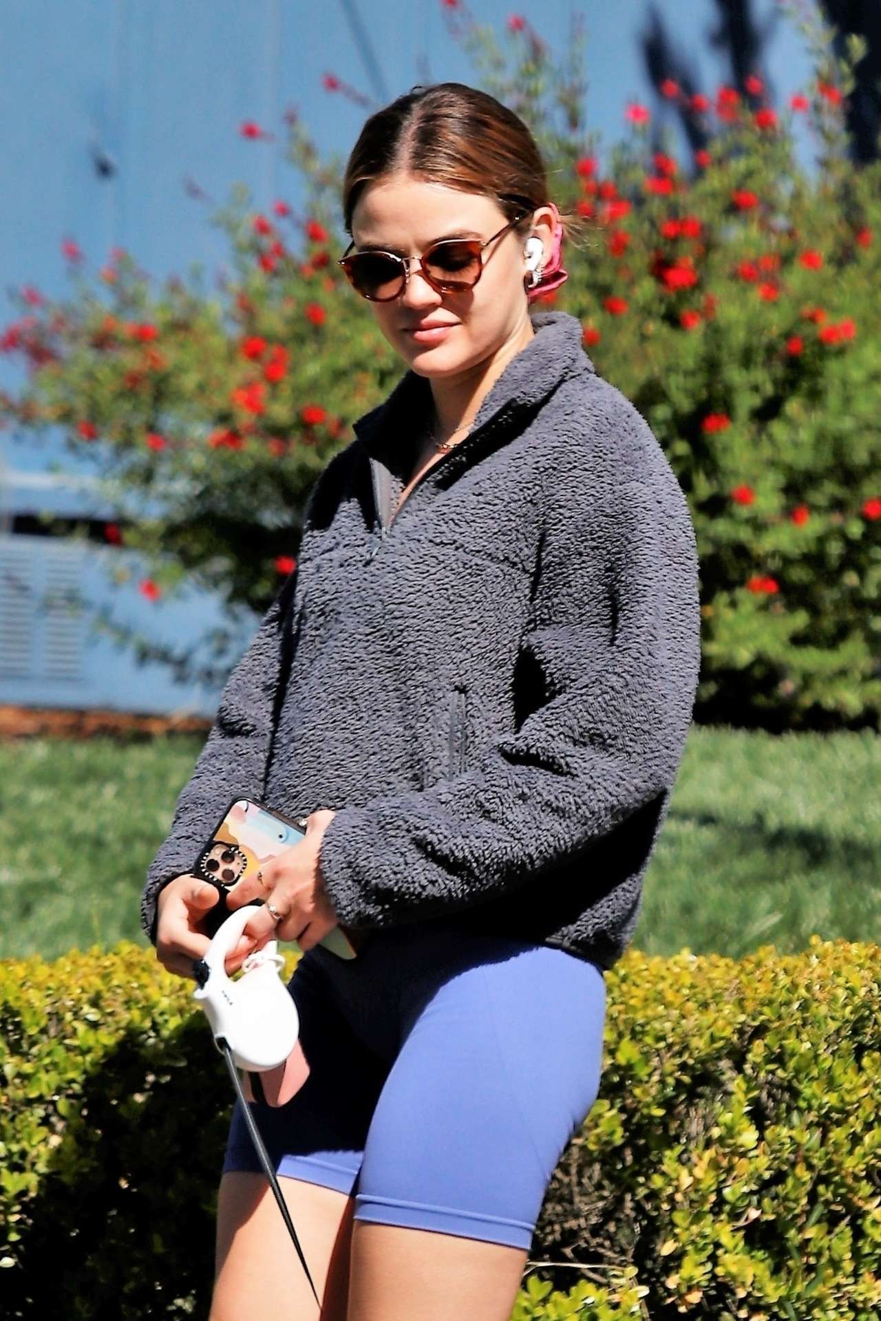 Lucy Hale Booty, Out for a Walk in Los Angeles