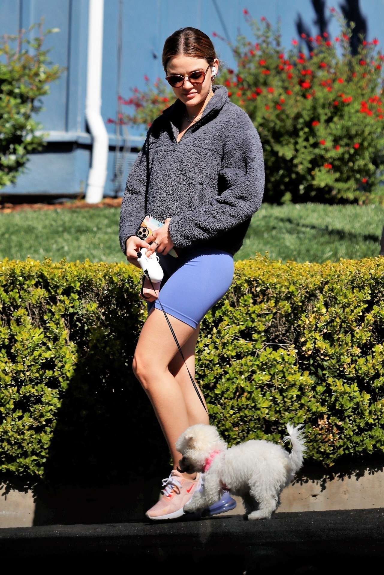 Lucy Hale Booty, Out for a Walk in Los Angeles