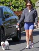 Lucy Hale Booty, Out for a Walk in Los Angeles