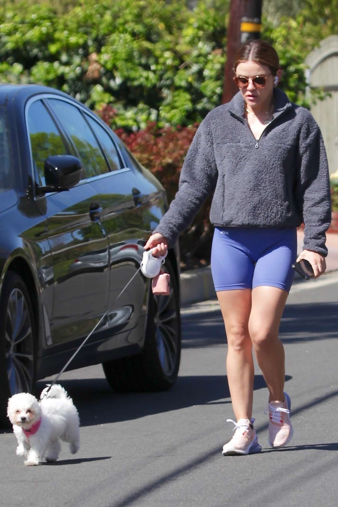 Lucy Hale Booty, Out for a Walk in Los Angeles