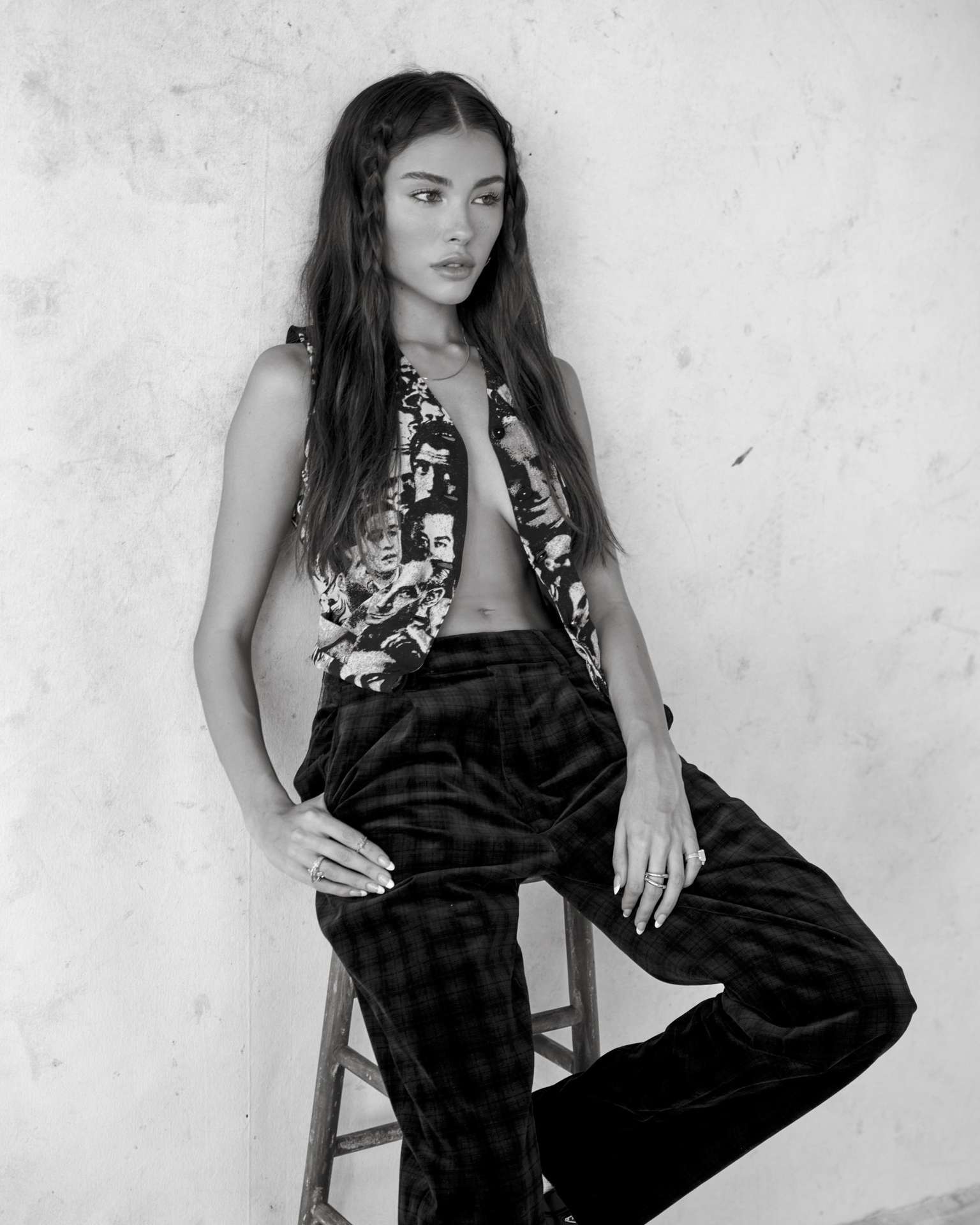 Madison Beer Cleavage in Photoshoot for Interview Magazine - March 2021