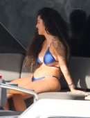 Malu Trevejo Booty in Bikini at a Yacht in Miami