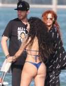 Malu Trevejo Booty in Bikini at a Yacht in Miami