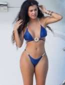 Malu Trevejo Booty in Bikini at a Yacht in Miami