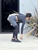 Nicole Murphy Spotted Leaving a Gym in Los Angeles