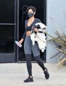 Nicole Murphy Spotted Leaving a Gym in Los Angeles
