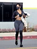Nicole Murphy Spotted Leaving a Gym in Los Angeles
