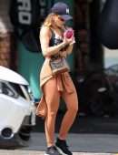 Rita Ora Booty in Gym Outfit Out in Sydney