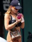 Rita Ora Booty in Gym Outfit Out in Sydney