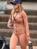 Rita Ora Booty in Gym Outfit Out in Sydney