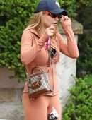 Rita Ora Booty in Gym Outfit Out in Sydney