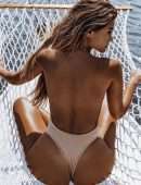 Sofia Jamora Booty in a Gooseberry Intimates and Seaside Photoshoot