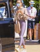 Alessandra Ambrosio Booty, Out for Lunch with Friends at Soho House Malibu