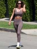 Amelia Gray Hamlin in Leggings and Sports Bra Out in West Hollywood