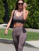 Amelia Gray Hamlin in Leggings and Sports Bra Out in West Hollywood