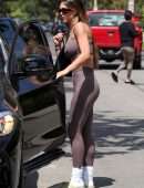 Amelia Gray Hamlin in Leggings and Sports Bra Out in West Hollywood