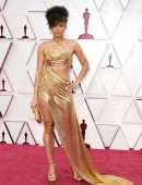 Andra Day in a Pretty Dress at 93rd Annual Academy Awards in Los Angeles