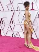 Andra Day in a Pretty Dress at 93rd Annual Academy Awards in Los Angeles